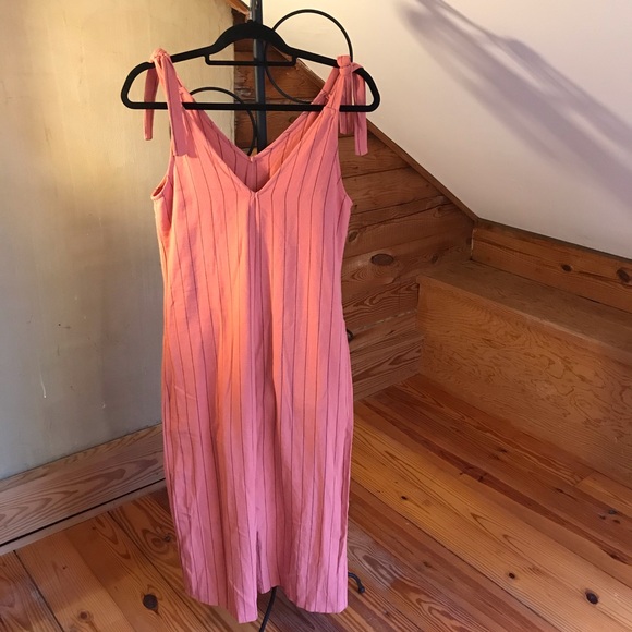 Urban Romantics Orange Wide Leg Jumpsuit, EUC, S - Picture 2 of 14